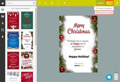 Digital Email Christmas Cards